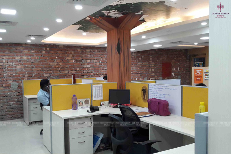 Office interior design inspiration for small spaces in Kolkata.